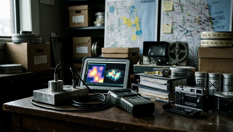 Image showing spatial identification method